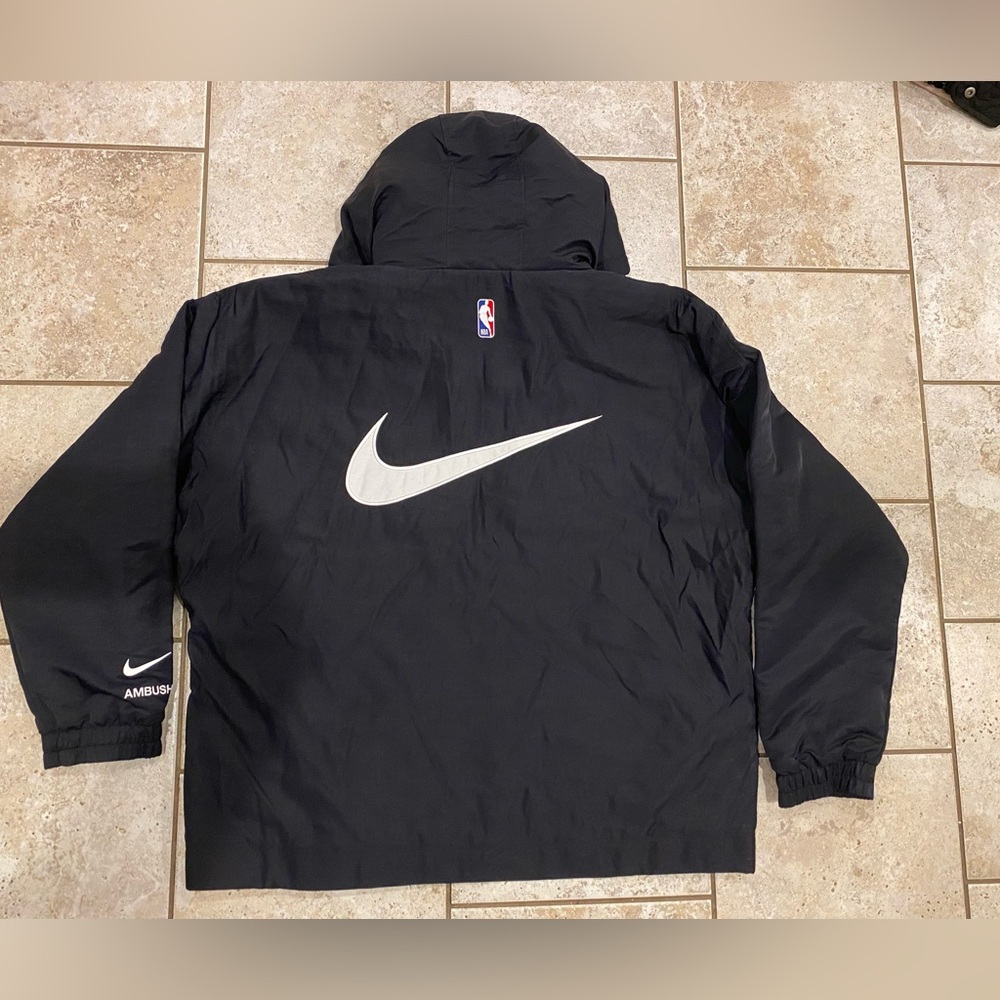 Nike Ambush NBA Collection Brooklyn Nets Logo Black Jacket Size XS $350, NWOT - Picture 7 of 14